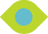 Visual blau-grünes Auge.